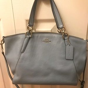 COACH Kelsey Leather Shoulder Handbag